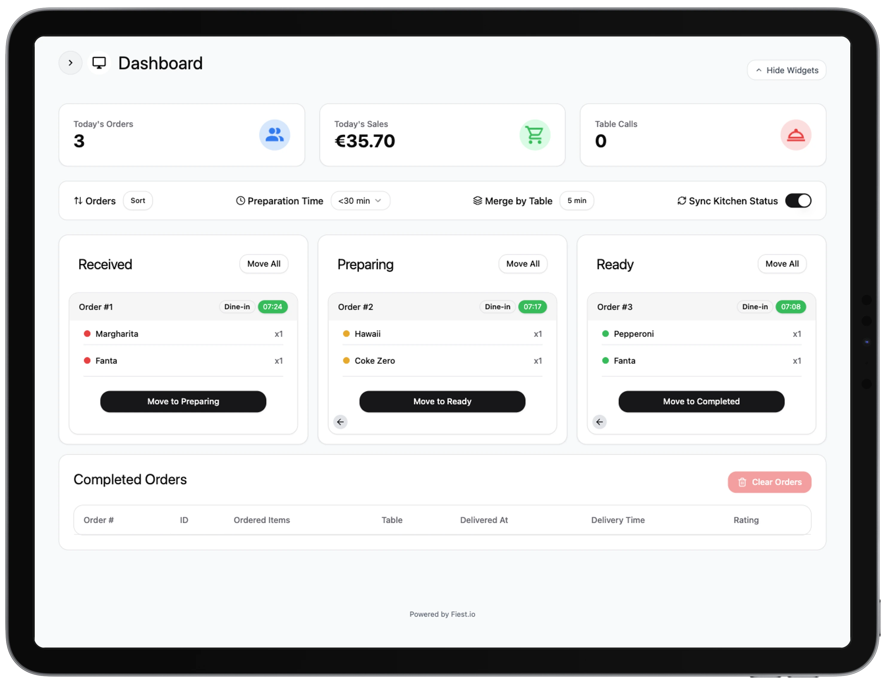 Digital Order Management