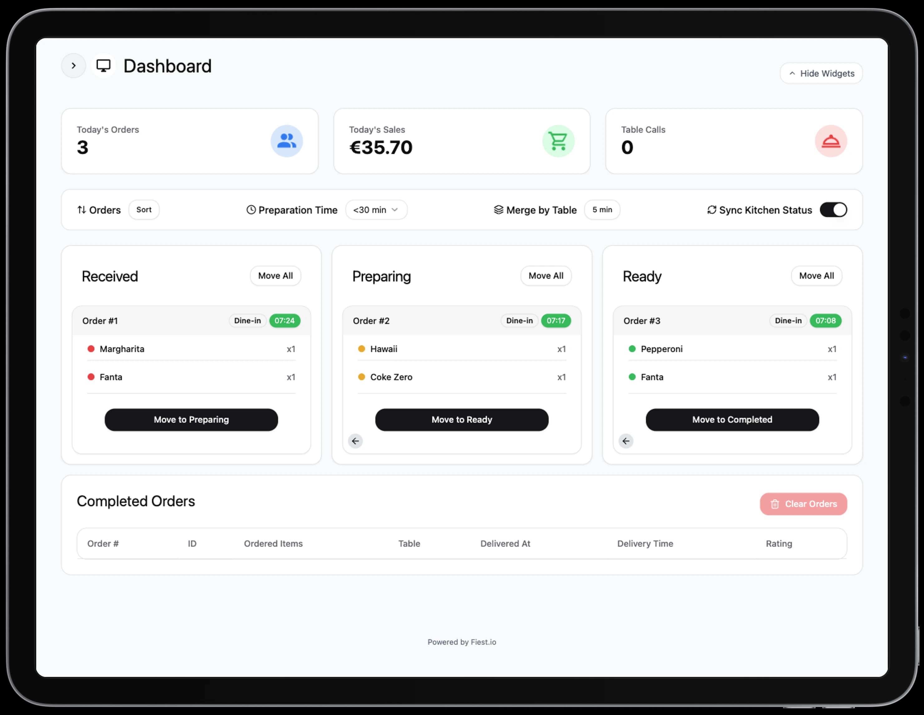 Digital Order Management