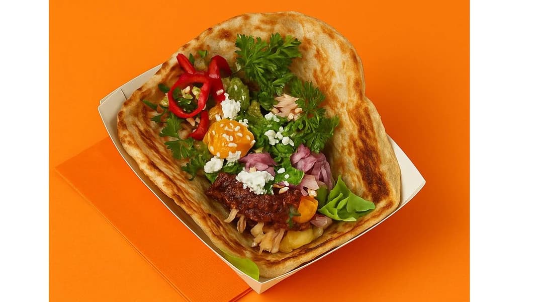 Crispy Chicken Roti