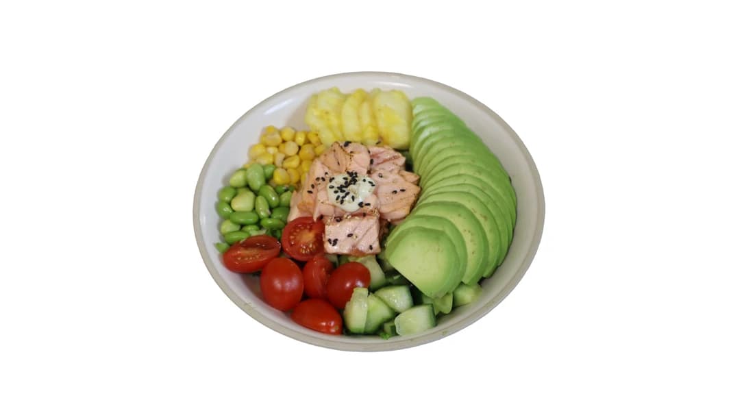 1) Flamed Salmon & Avocado