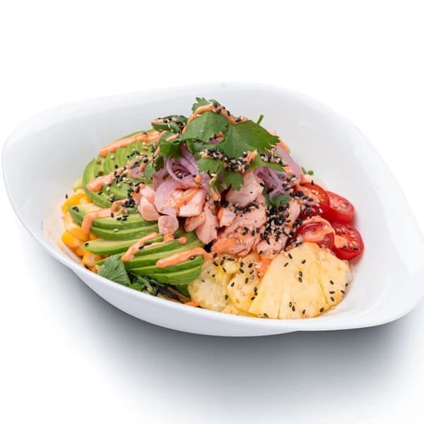Signature Flamed Salmon & Avocado Bowl